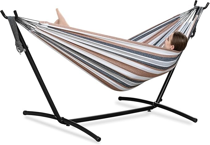 Double Hammocks with Stand: The Ultimate Blend of Comfort and Luxury
