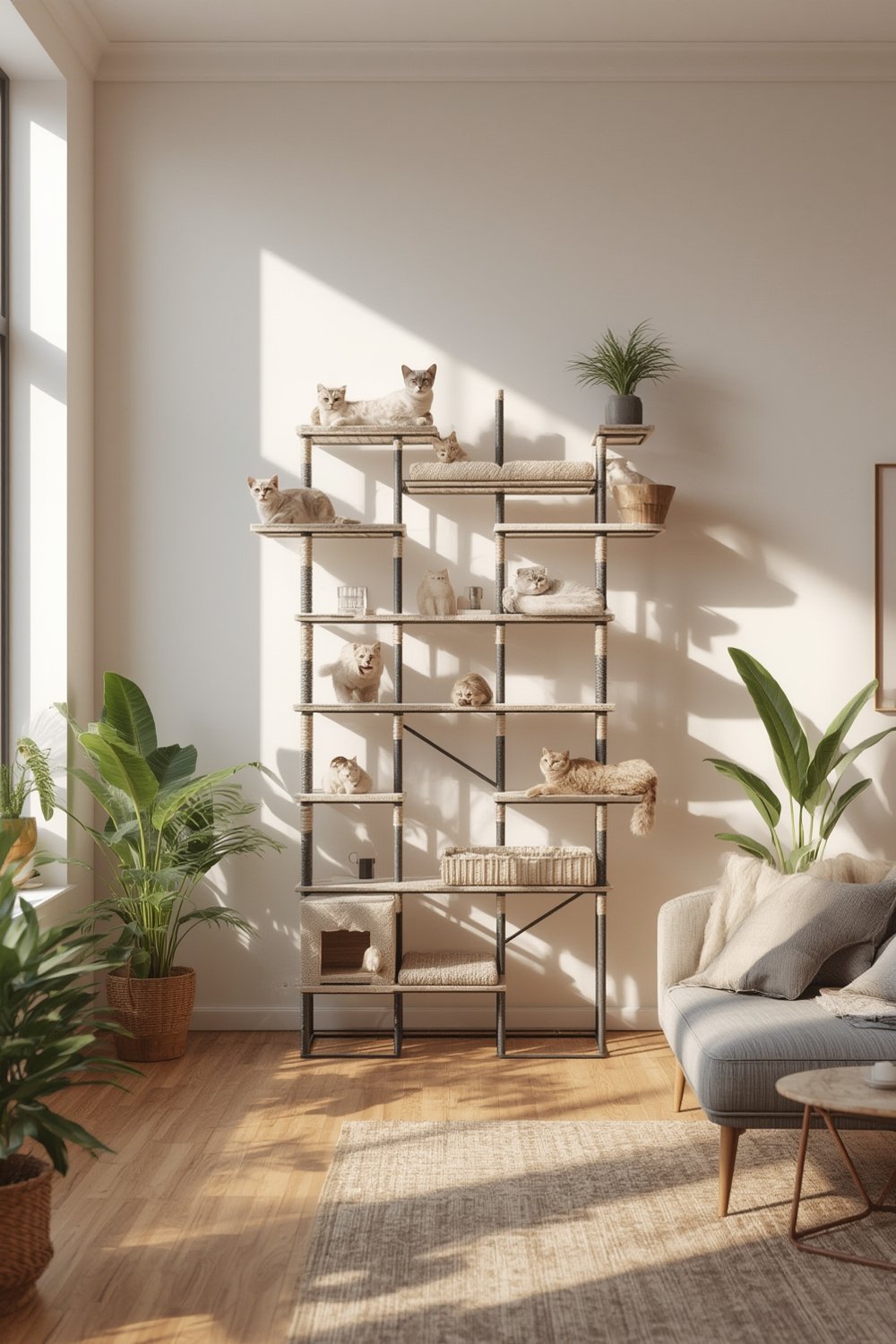 cat wall furniture - Illustration 1