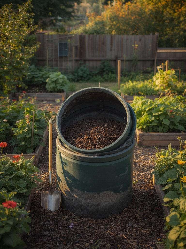 compost tumbler - Illustration 3