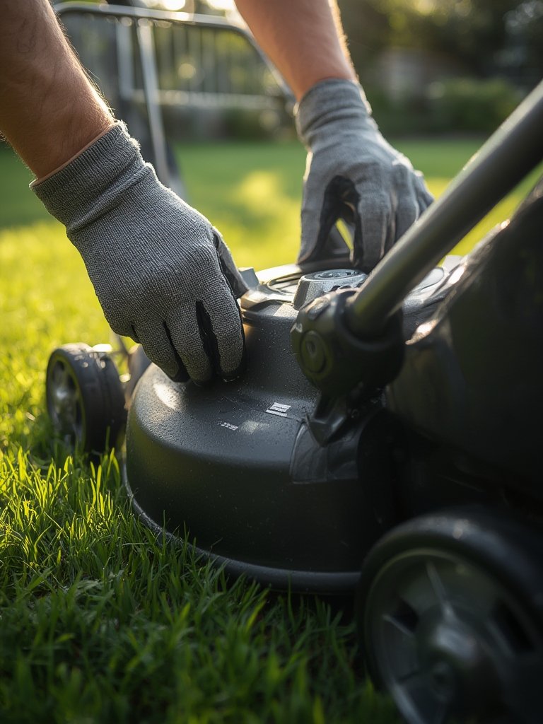 electric lawn mower - Illustration 2