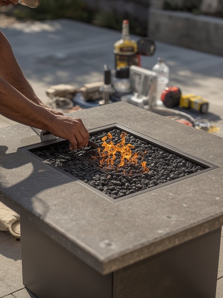 fire pit table - Illustration 2