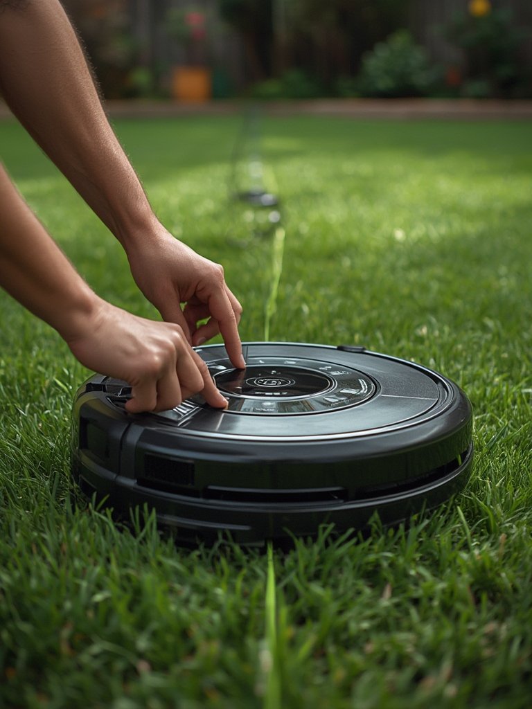 robot lawn mower - Illustration 2